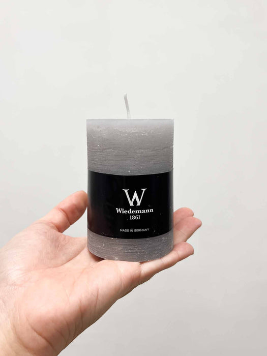 ELARA TRIS » Tris di candele rustiche grigio