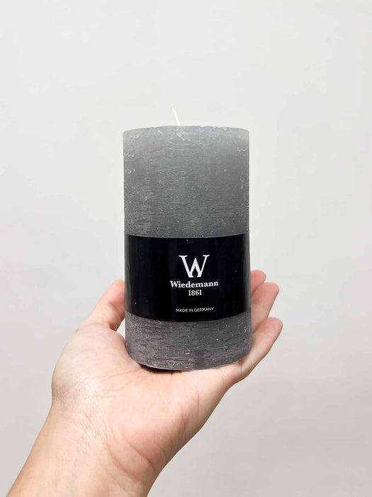 ELARA TRIS » Tris di candele rustiche grigio