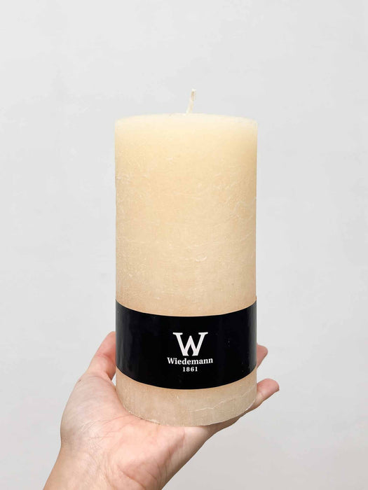 SOPHIE » Candela rustica avorio 19cm