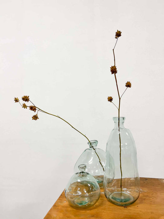 REENA » Bottiglia vetro irregolare trasparente