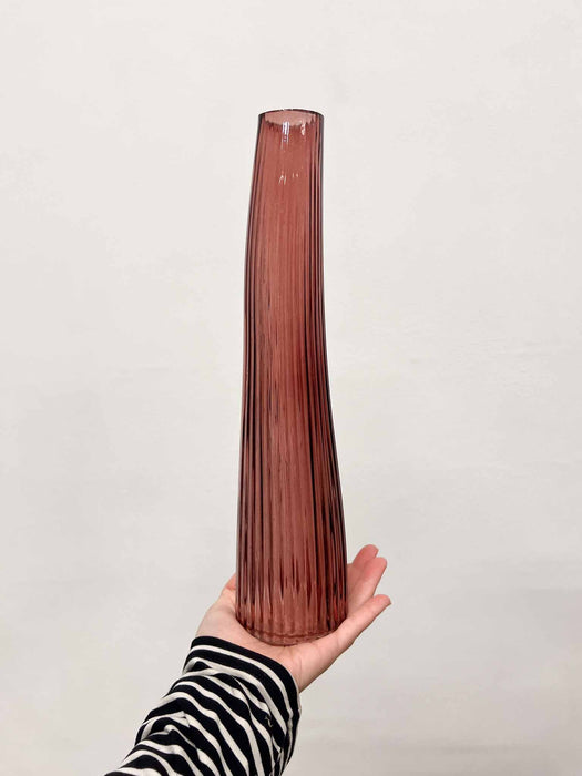 HALDIS » Vaso vetro irregolare slanciato rosa