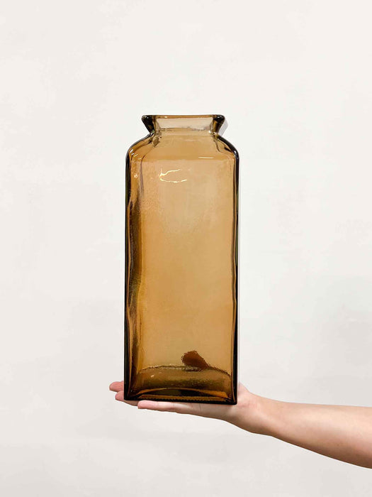 FERIT » Vaso in vetro trasparente a forma di bottiglia