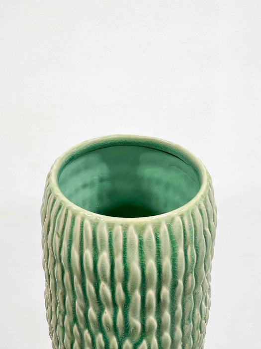 GENNARO » Vaso in ceramica agavina verde - H 29cm