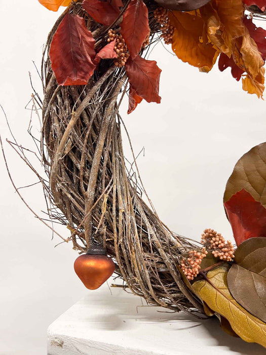 MICHELANGELO » Ghirlanda da appendere foliage autunnale stabilizzato