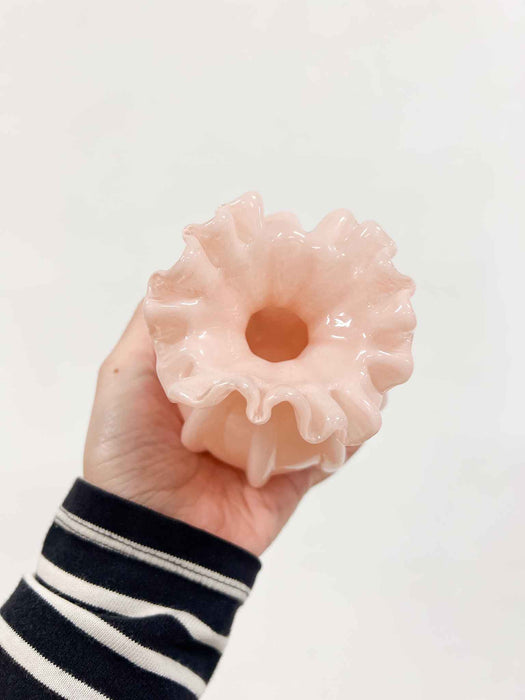 VASO » vetro gala rosa piccola H10cm - GUENDA