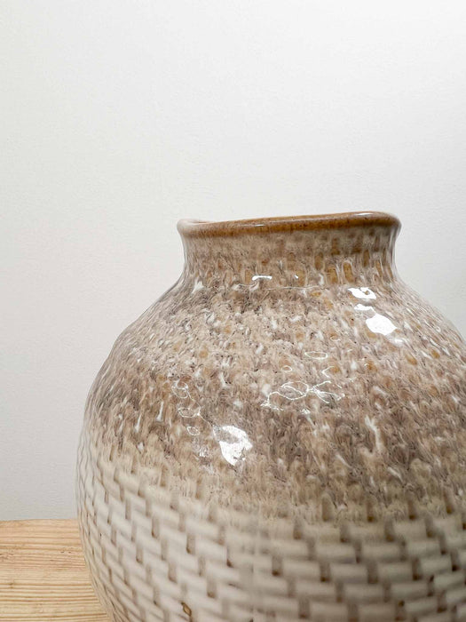 LORENZA » Vaso ceramica lucido grande - 18cm