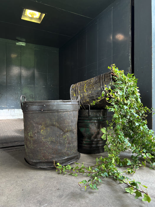 RUGGERO » Bidone vintage industriale grande