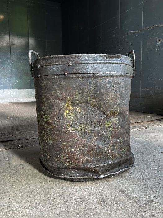 RUGGERO » Bidone vintage industriale grande