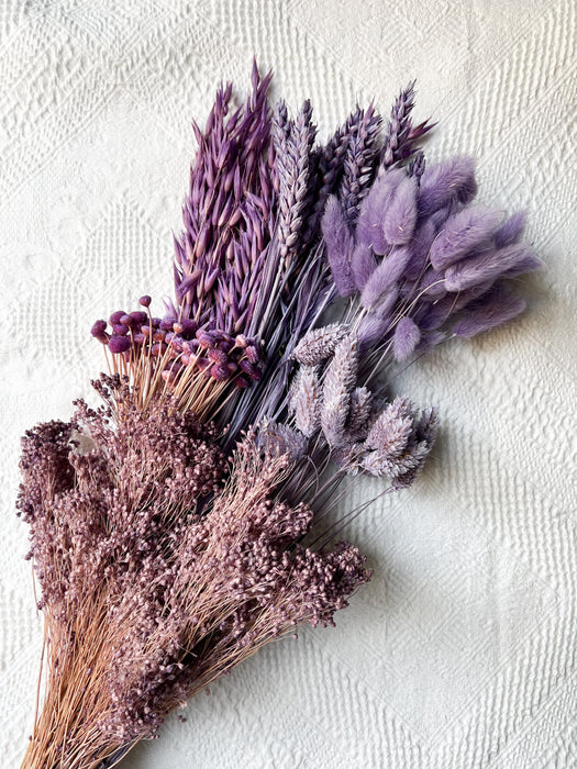 TERESA » Lilac mixed herbs bouquet