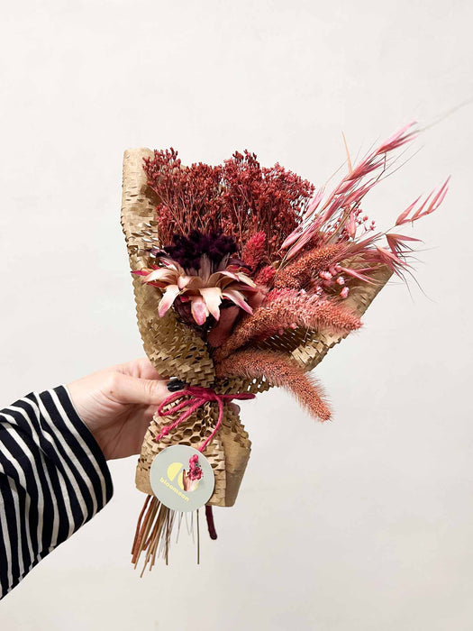 GIULIETTA » Piccolo bouquet di fiori secchi rosa antico - Bloomoon