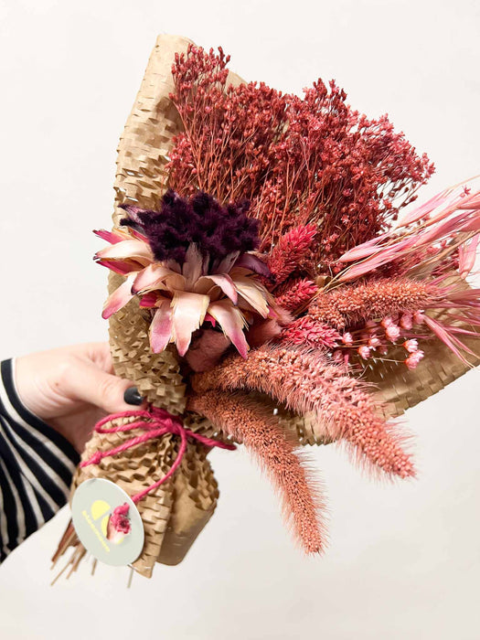 GIULIETTA » Piccolo bouquet di fiori secchi rosa antico - Bloomoon