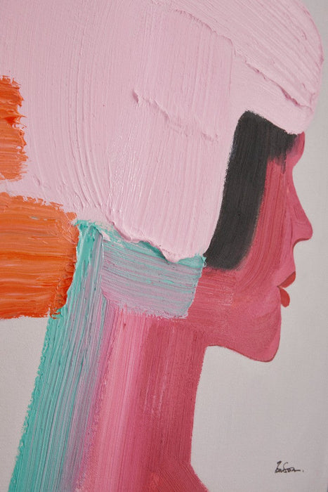 KELSEA » Dipinto su tela con cornice 60x60cm