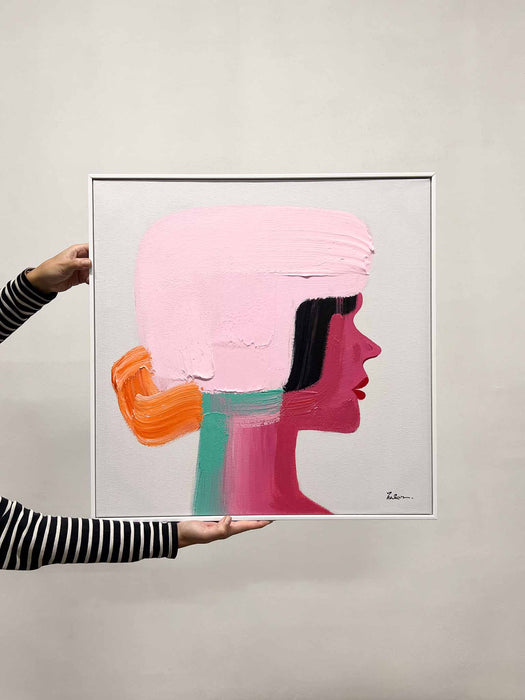 KELSEA » Dipinto su tela con cornice 60x60cm