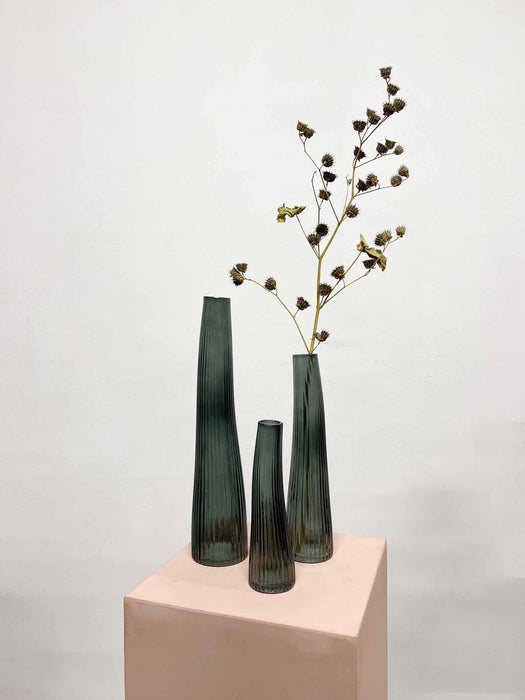 REIKO » Vaso vetro irregolare slanciato verde