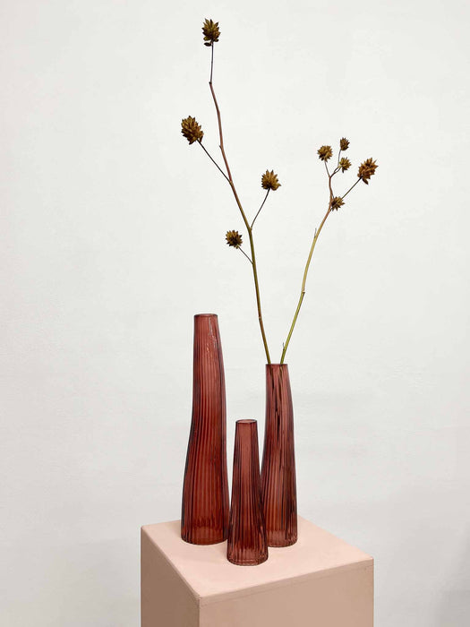 HALDIS » Vaso vetro irregolare slanciato rosa