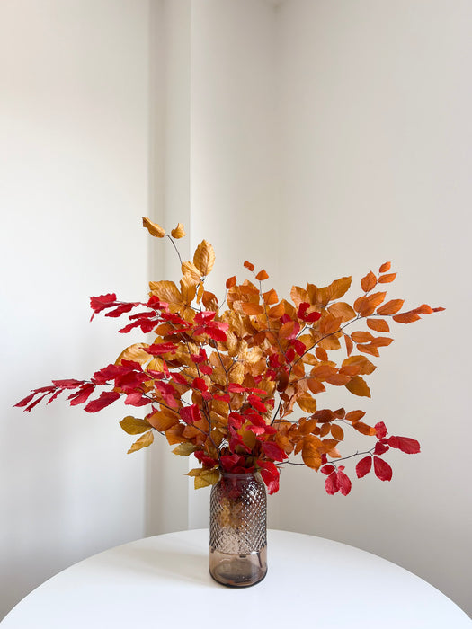FABIO » Bouquet of preserved Beech in autumnal colors