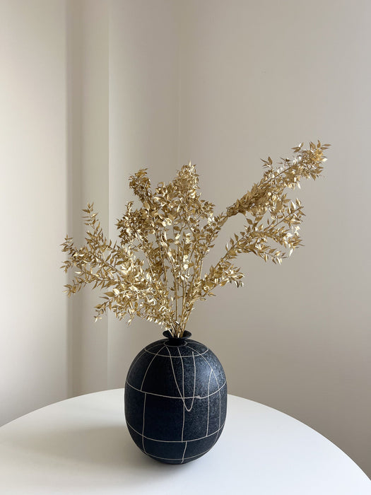 TEODORO » Ruscus essiccato oro 10 steli
