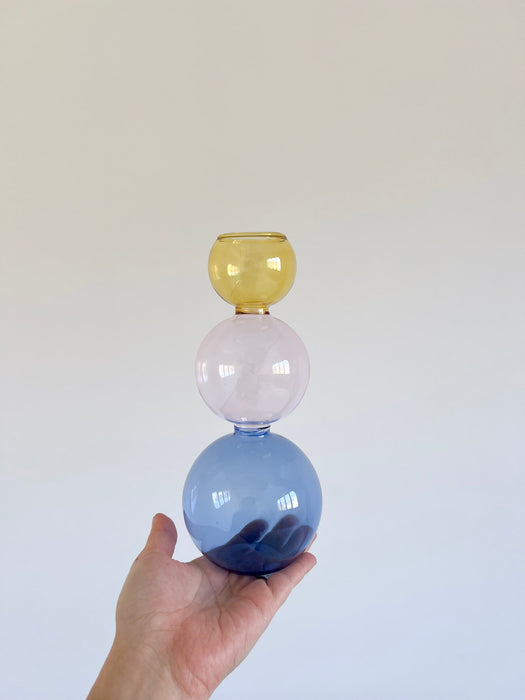 VASO » vetro millebolle H23cm - GIULIANO