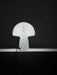 CARYSA » Lampada da tavolo piccola bianca in vetro - Bloomoon