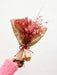 MARTA » 3 mini bouquets di fiori secchi rosa antico - Bloomoon