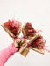 MARTA » 3 mini bouquets di fiori secchi rosa antico - Bloomoon
